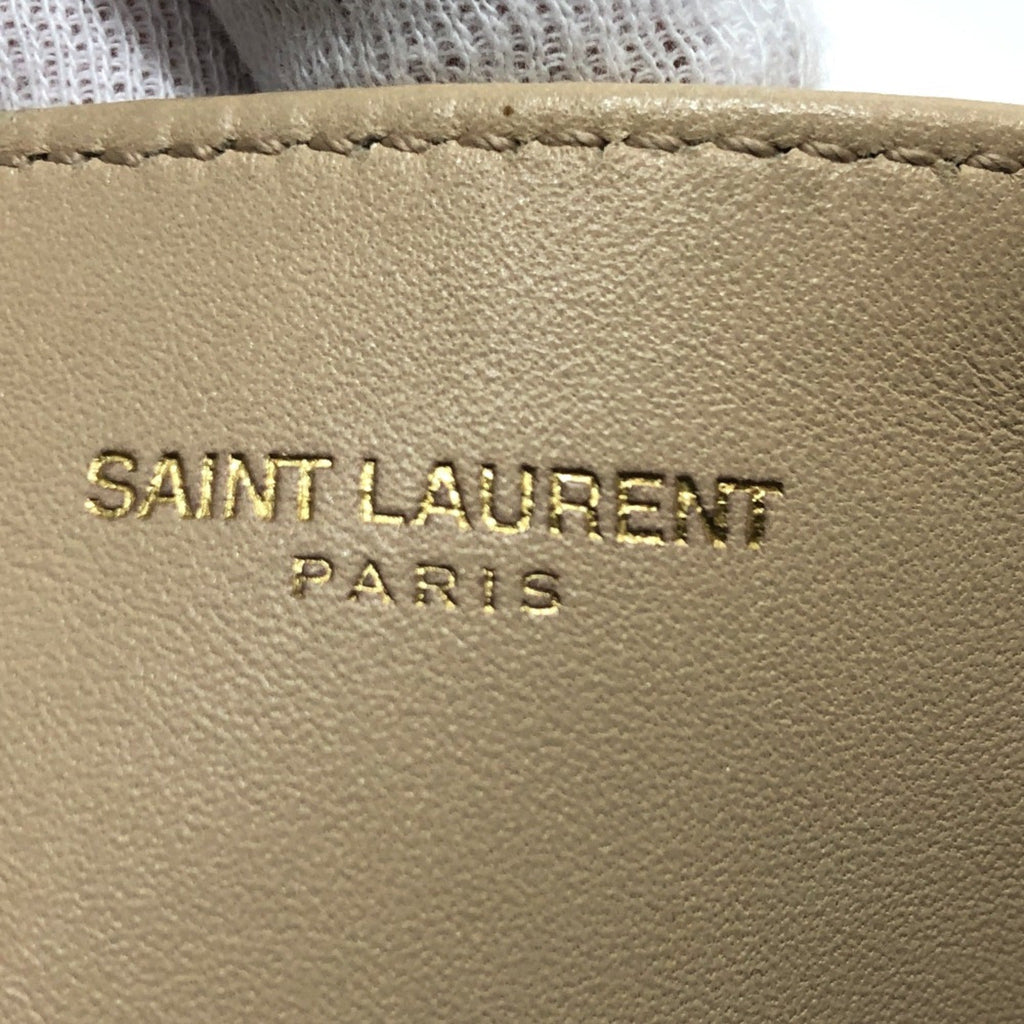 Saint Laurent Beige Leather Tote Bag (Pre-Owned)