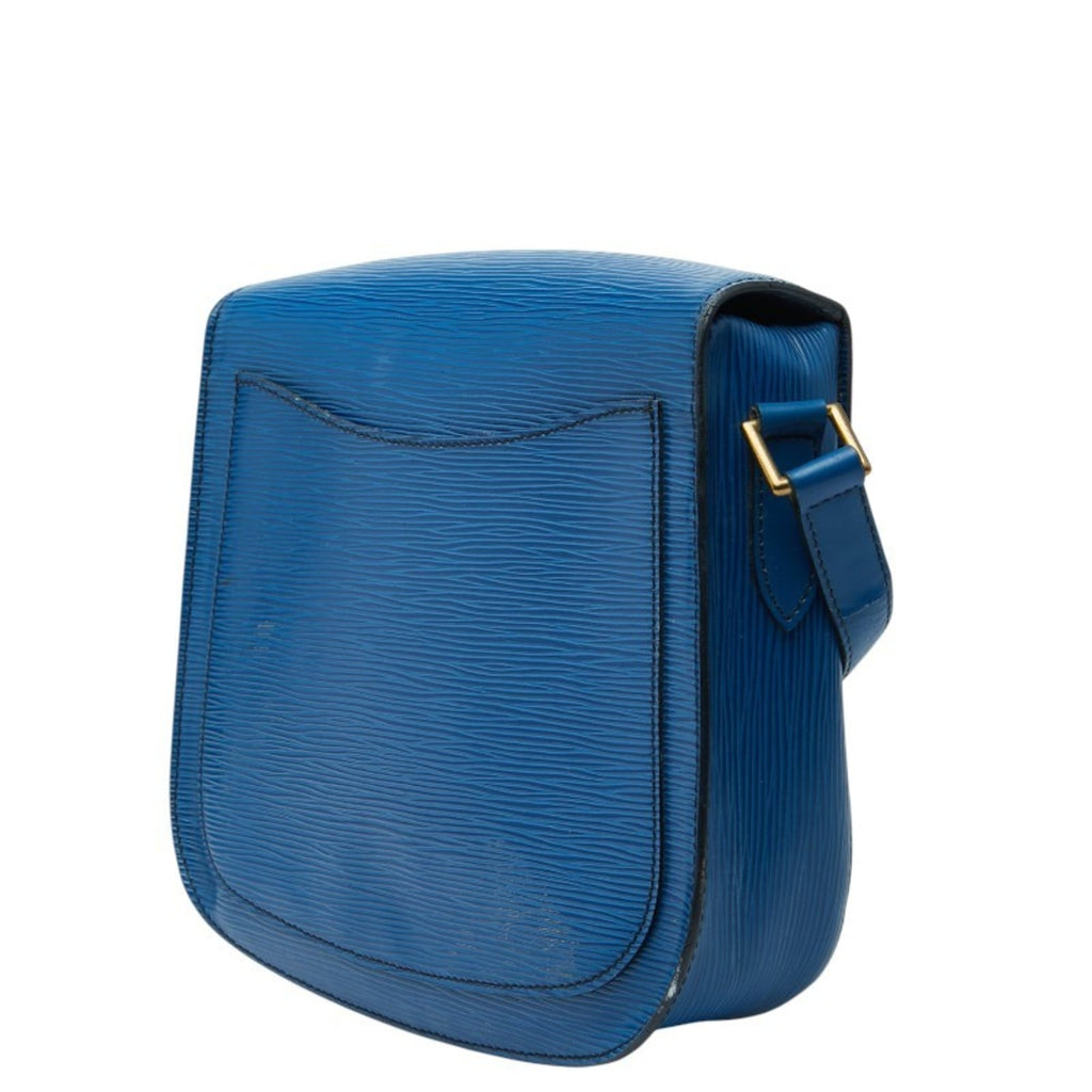 Louis Vuitton Toledo Blue Leather Shoulder Bag