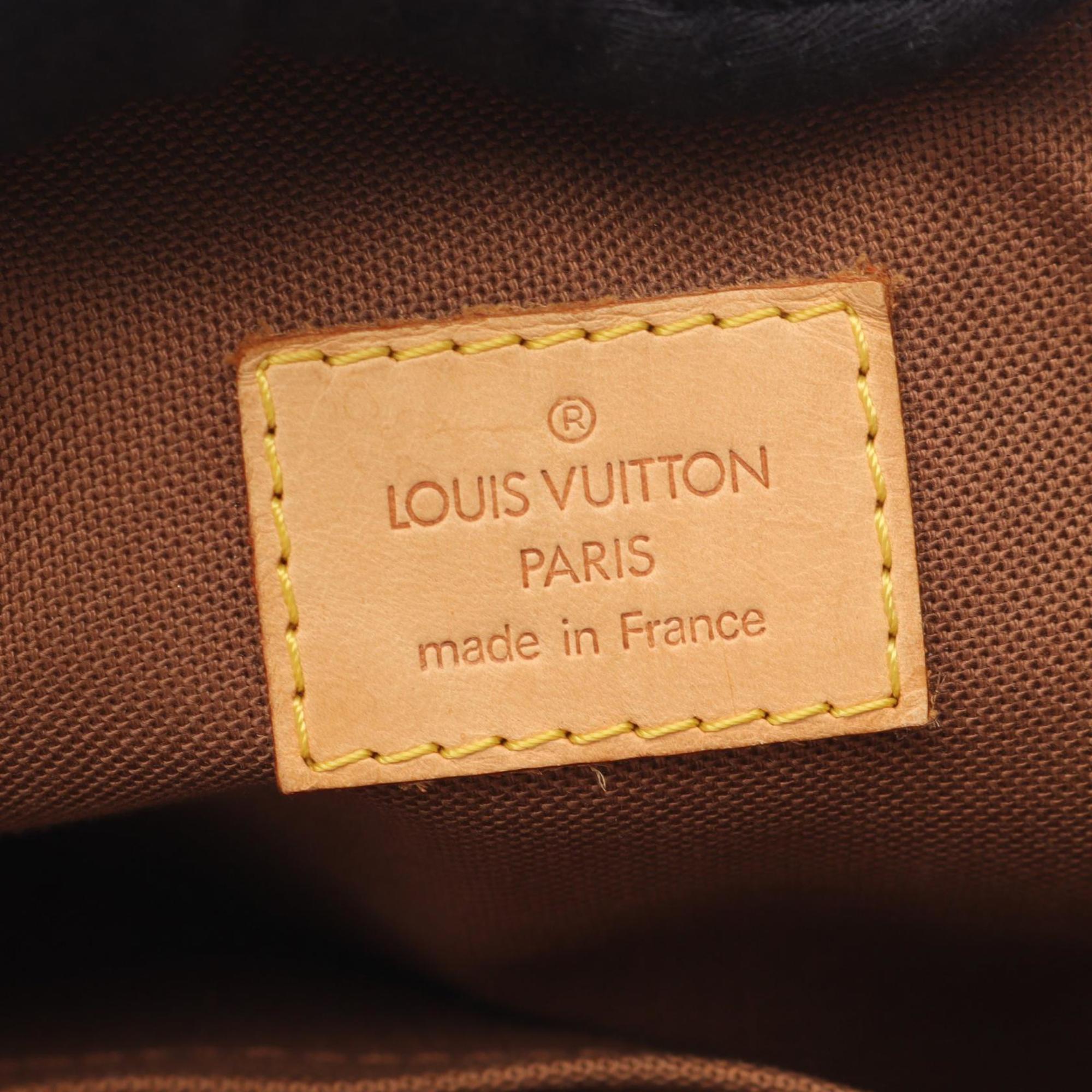 Louis Vuitton Brown Coated Canvas Pvc Leather Handbag