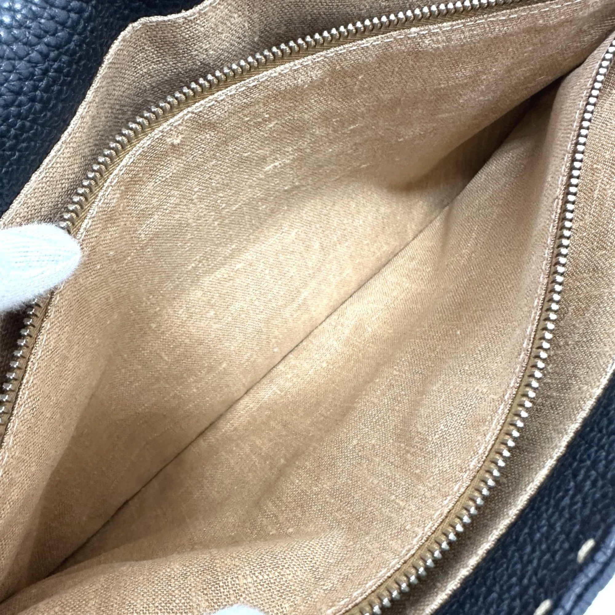Fendi Black Leather Shoulder Bag