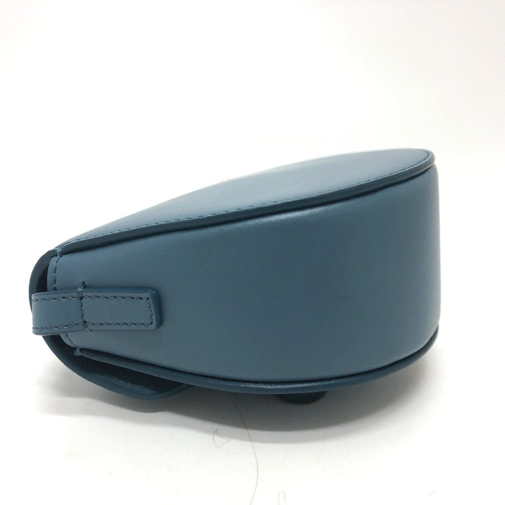 Celine Blue Leather Shoulder Bag