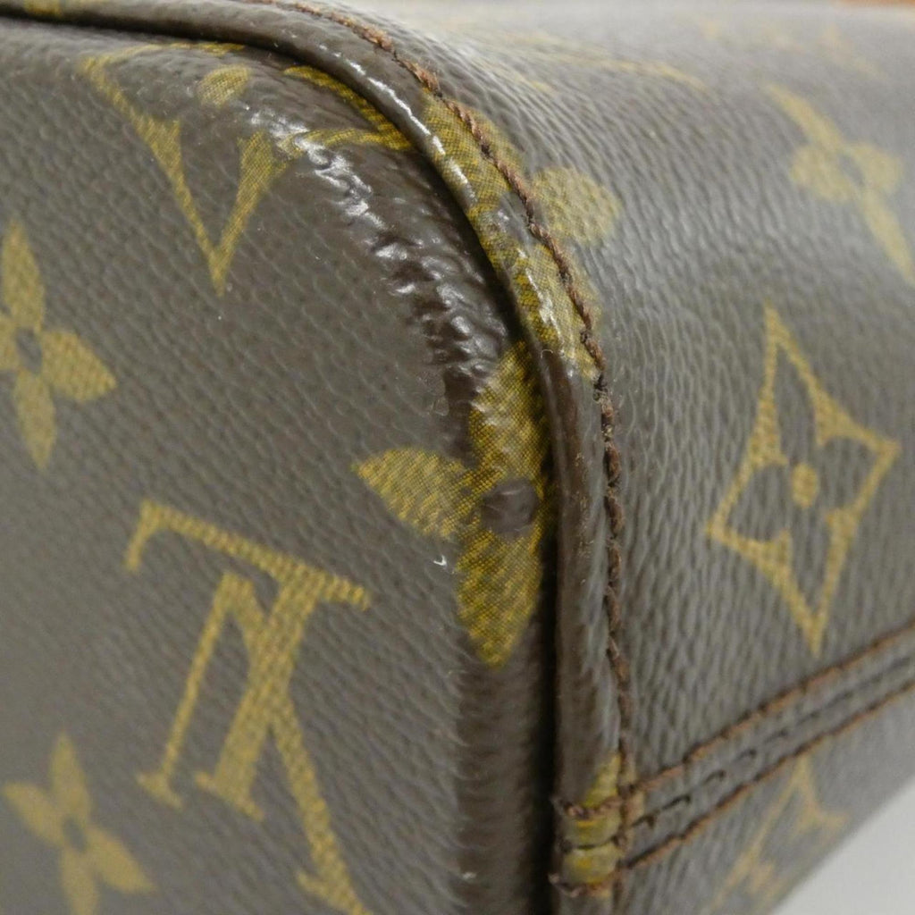 Louis Vuitton Brown Coated Canvas Handbag
