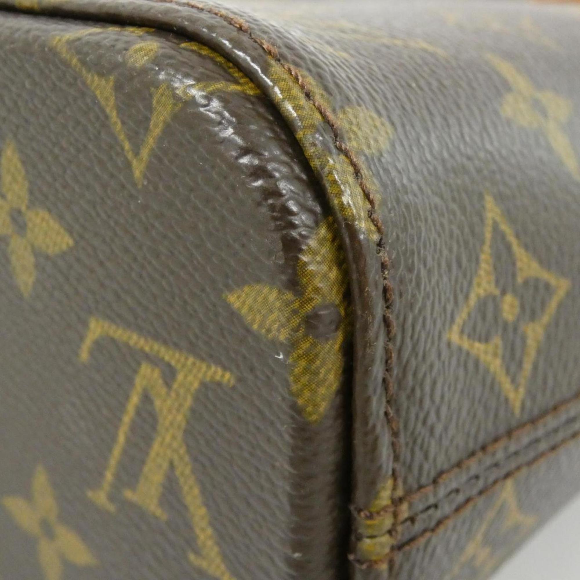 Louis Vuitton Brown Coated Canvas Handbag