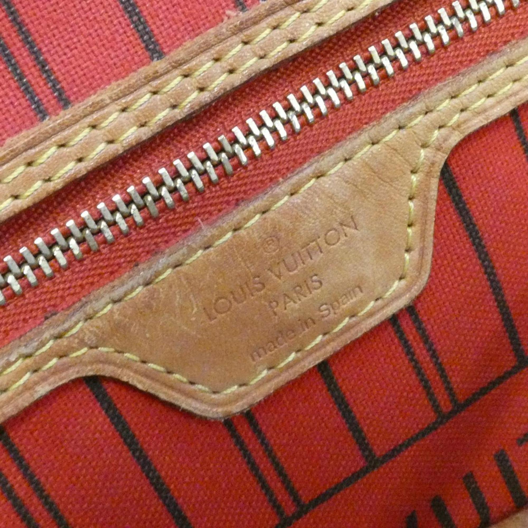 Louis Vuitton Monogram Cerise Marron Coated Canvas Handbag