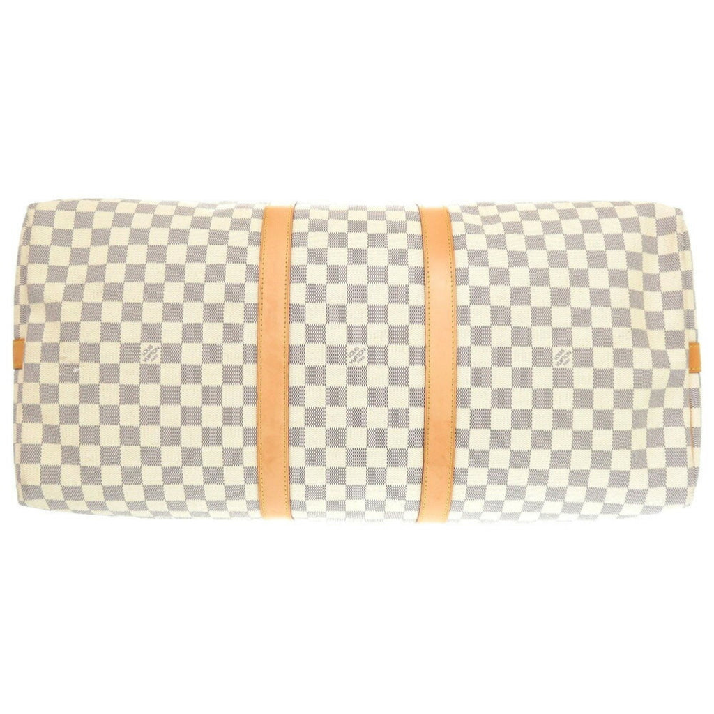 Louis Vuitton White Damier Azur Boston Bag