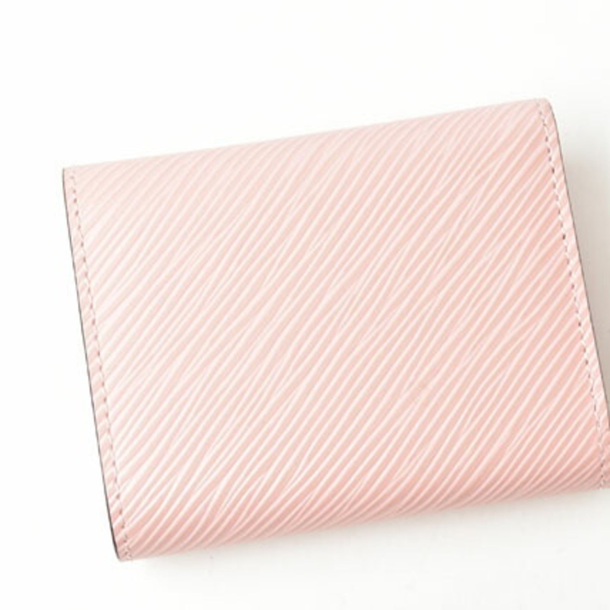 Louis Vuitton Epi Rose Ballerine Epi Leather Wallet (Tri-Fold)