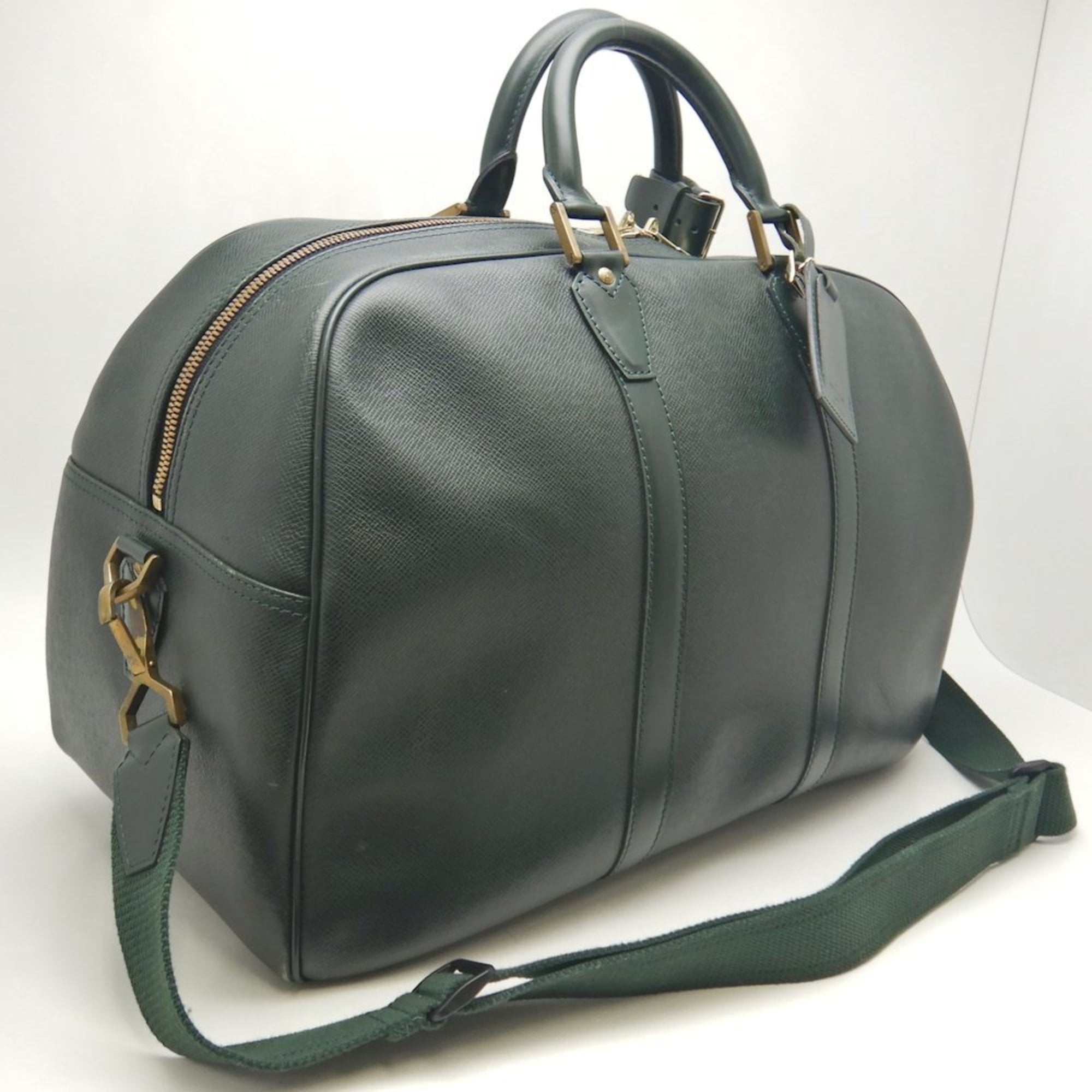 Louis Vuitton Episea Taiga Leather Boston Bag