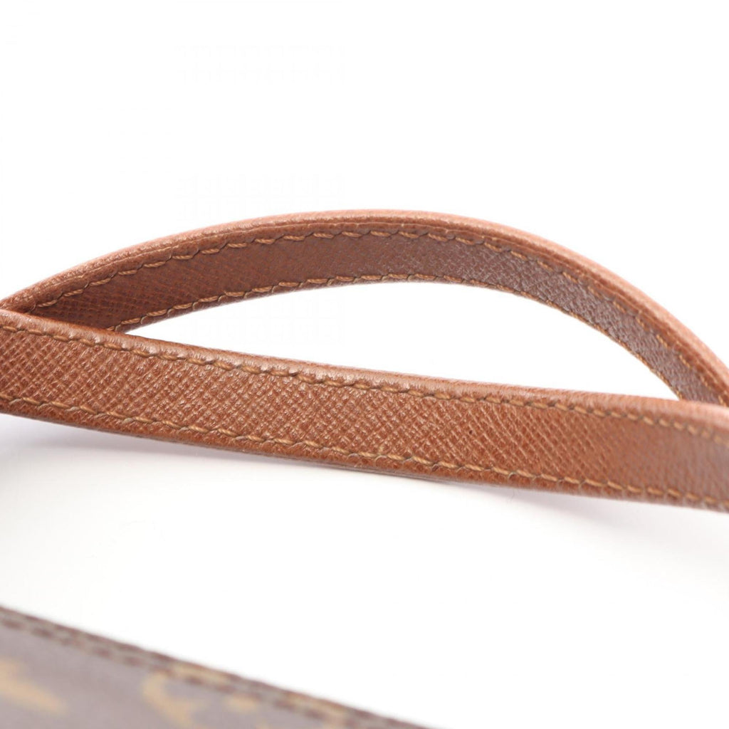 Louis Vuitton Brown Monogram Coated Canvas Leather Handbag