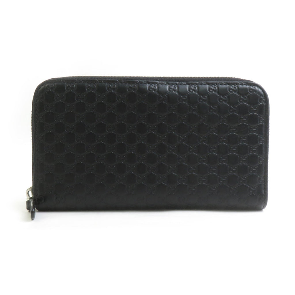 Gucci Black Leather Long Wallet (Bi-Fold) (Pre-Owned)