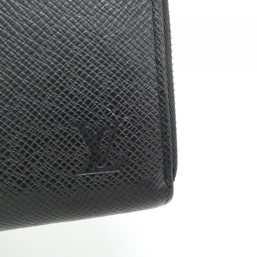 Louis Vuitton Black Leather Long Wallet