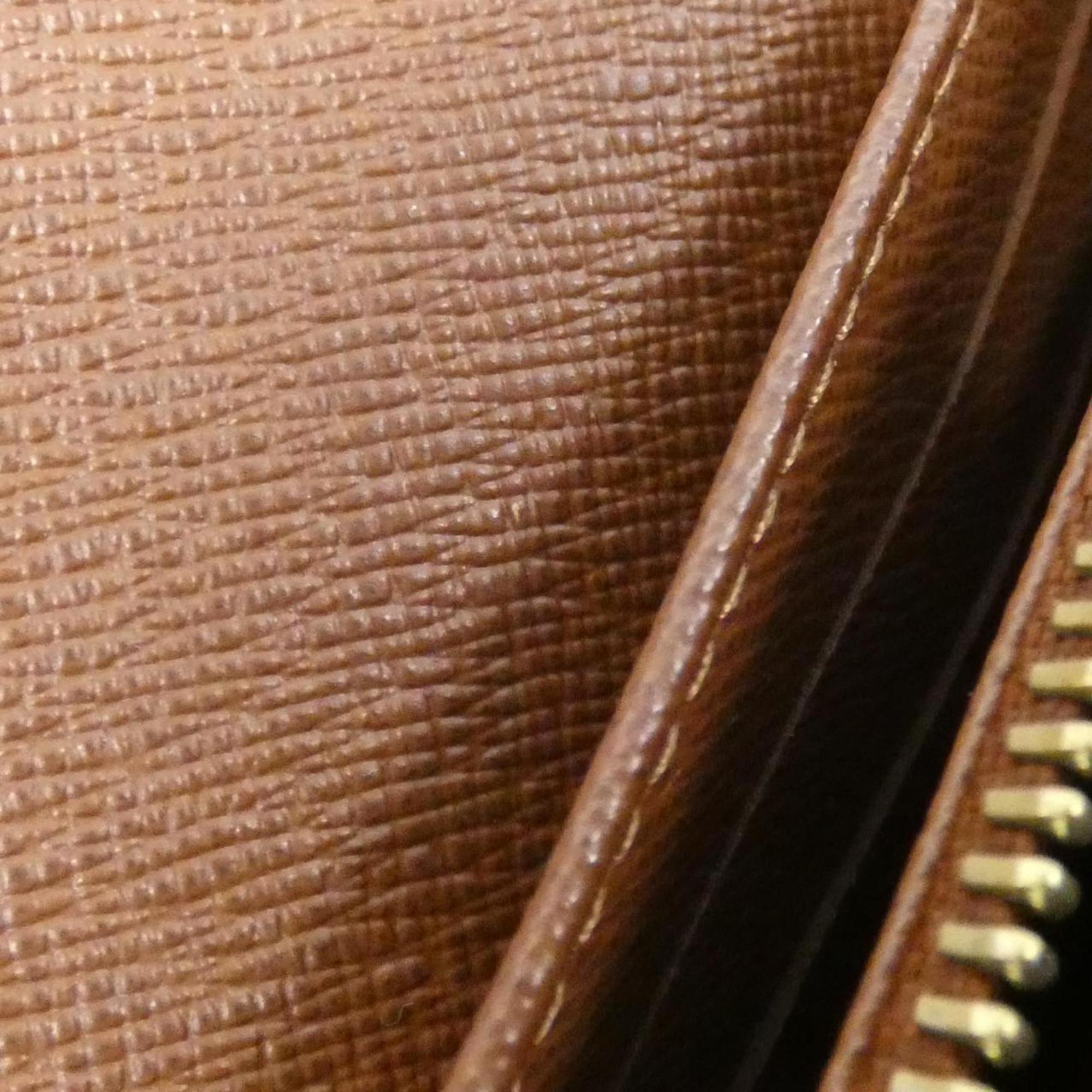 Louis Vuitton Marron Coated Canvas Long Wallet