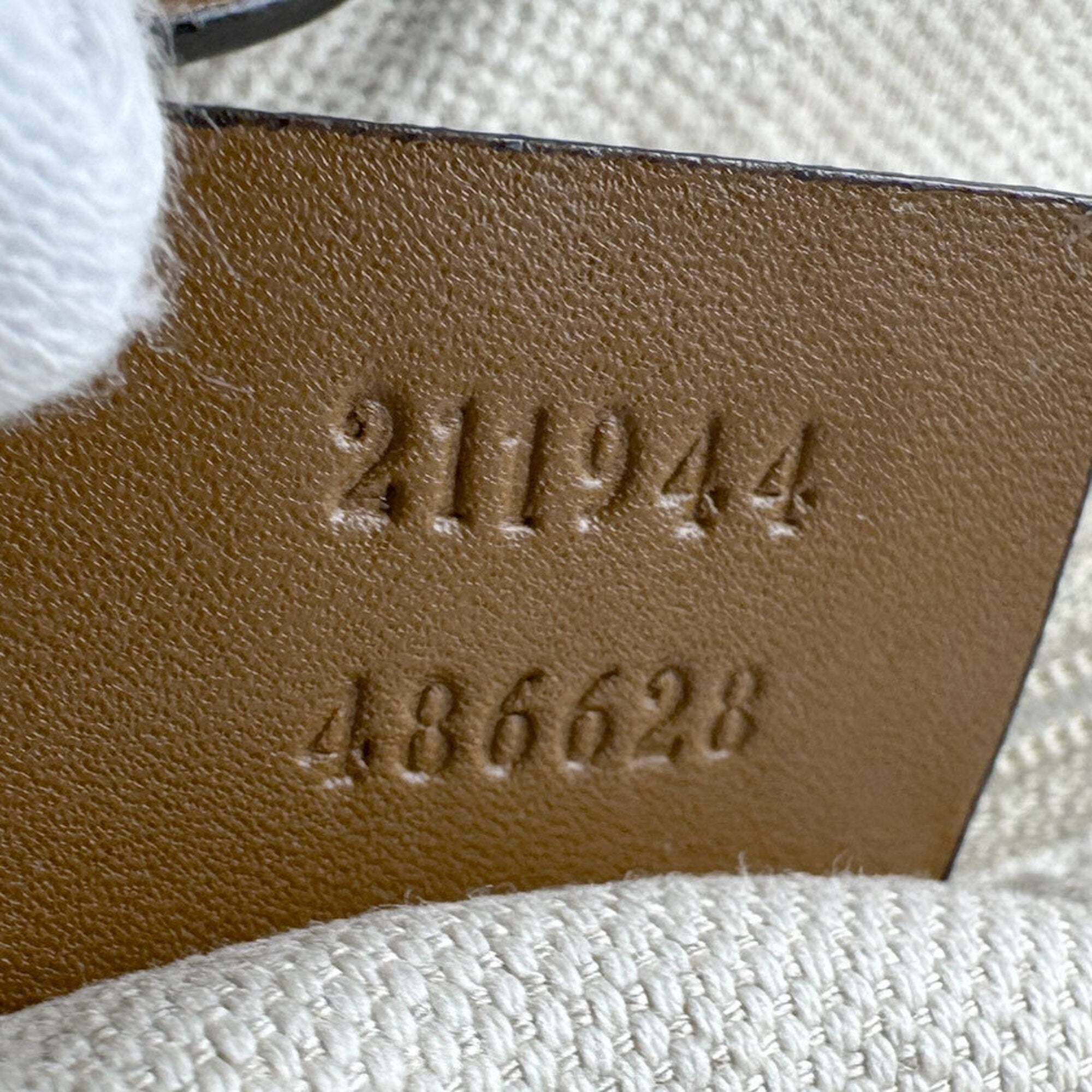 Gucci Brown Canvas Leather Handbag (Pre-Owned)