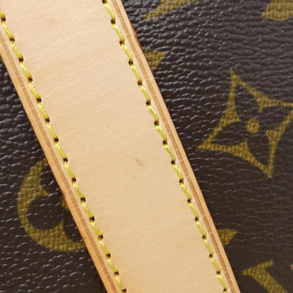 Louis Vuitton Marron Coated Canvas Boston Bag