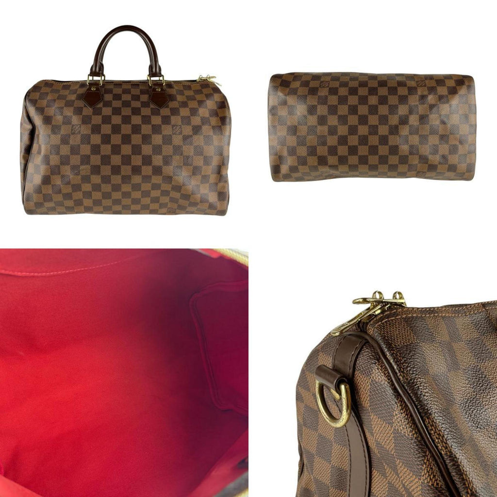 Louis Vuitton Ebene Damier Canvas Handbag