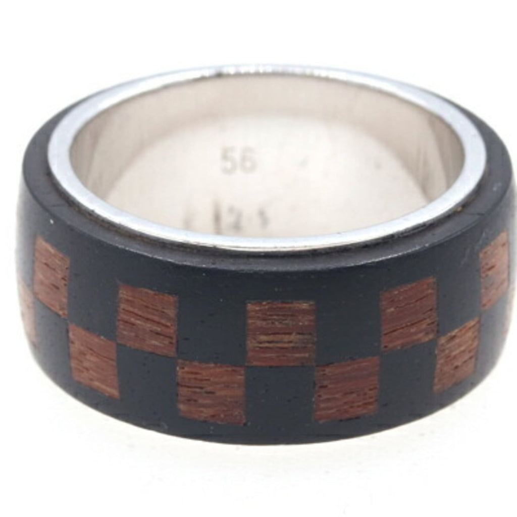 Louis Vuitton Metal Wood Band Ring
