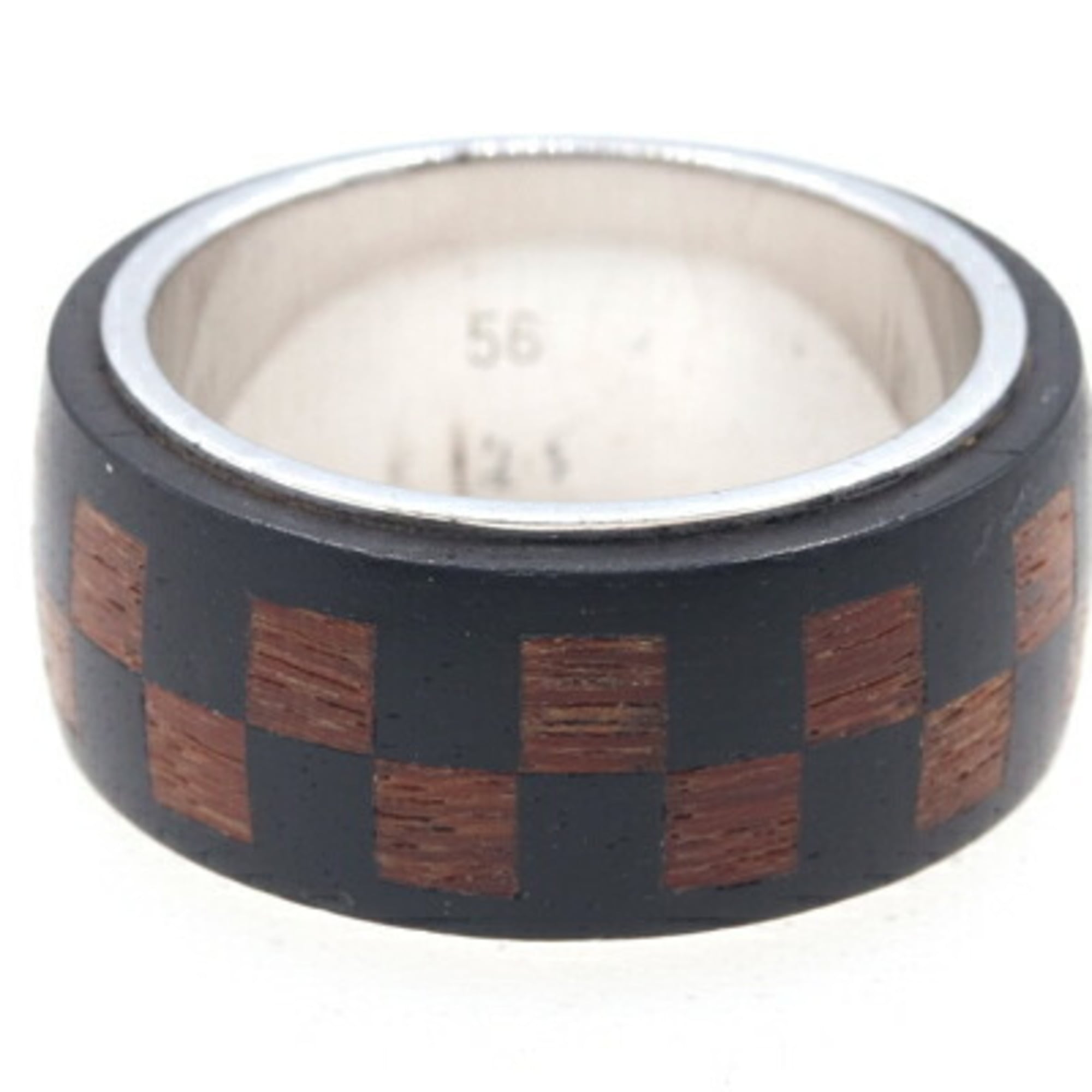 Louis Vuitton Metal Wood Band Ring