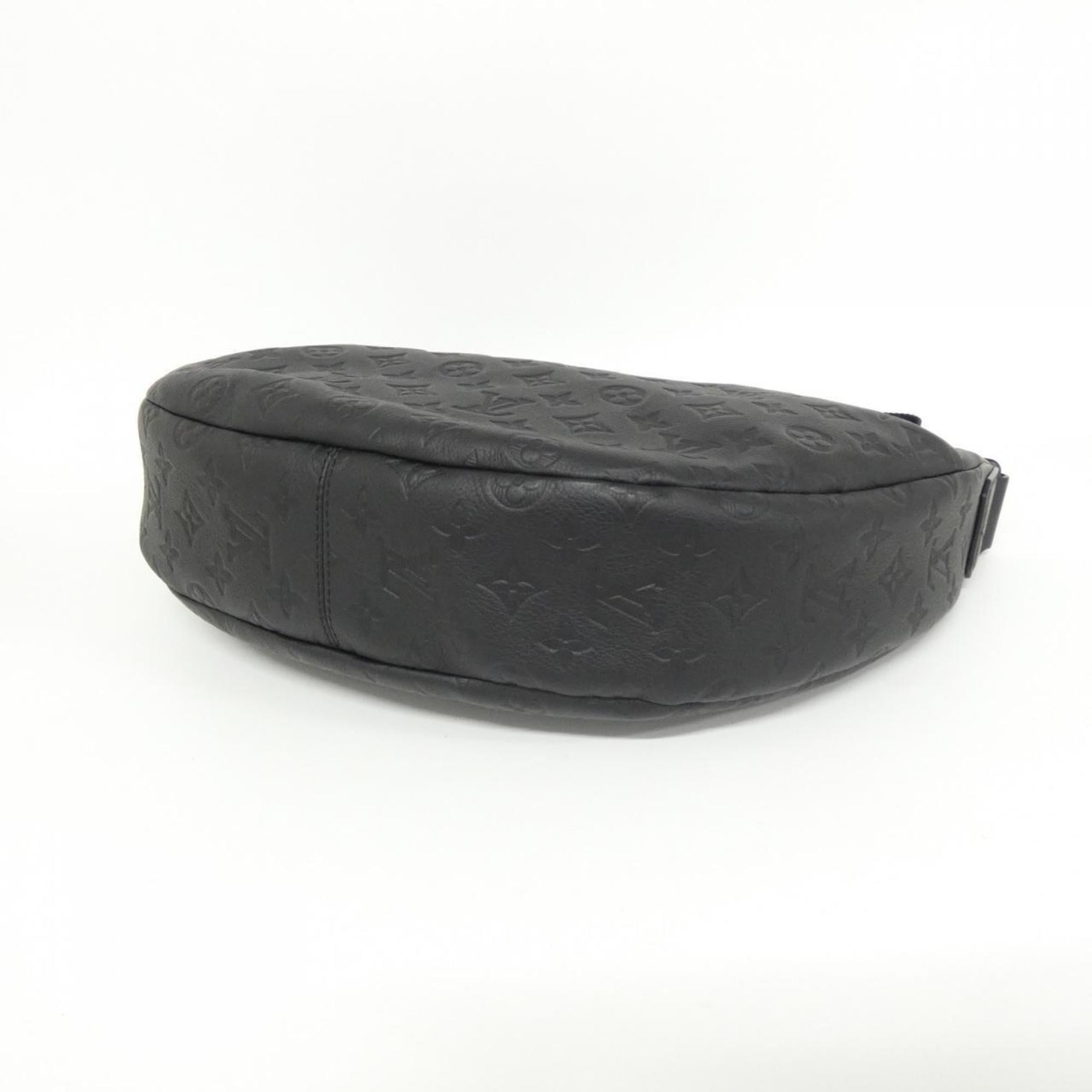 Louis Vuitton Black Leather Shoulder Bag