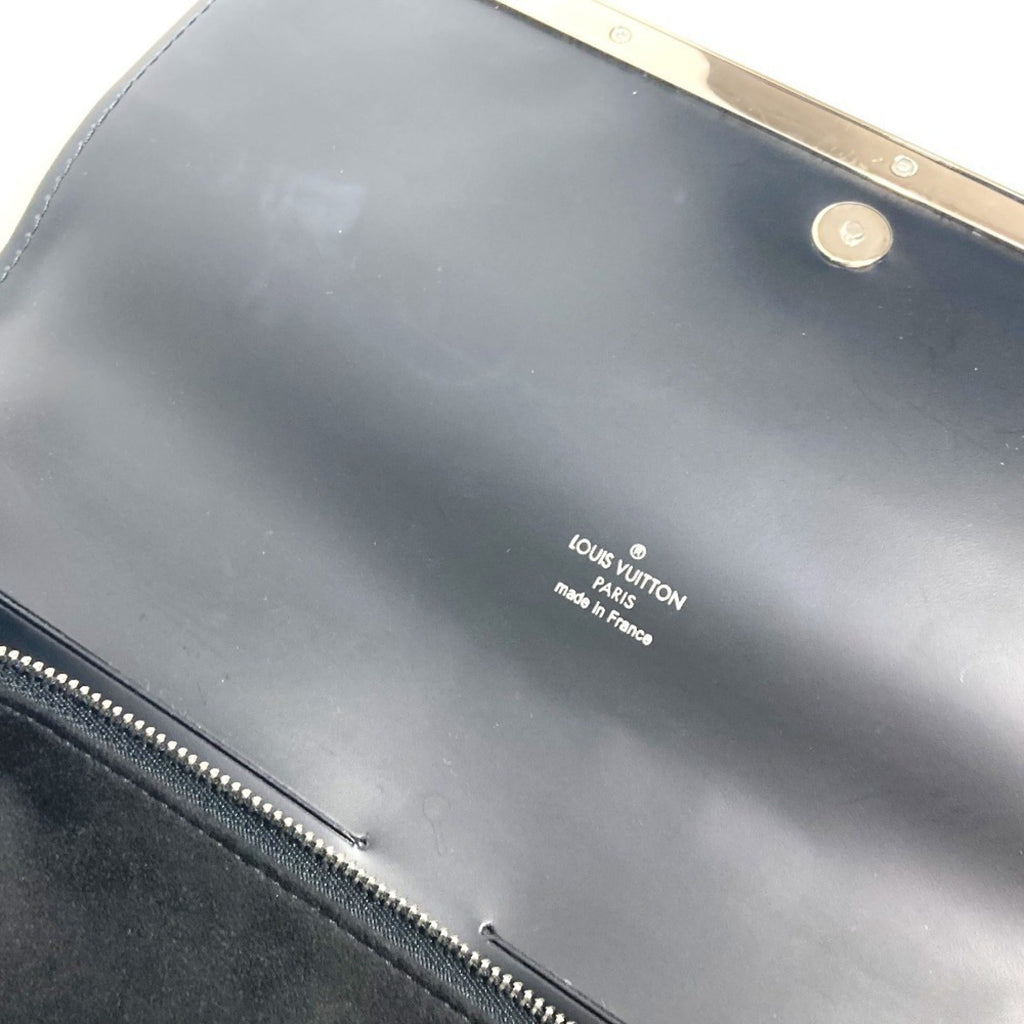 Louis Vuitton Black Epi Leather Clutch Bag Shoulder Bag