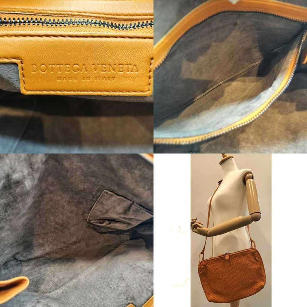 Bottega Veneta Intrecciato Brown Leather Shoulder Bag