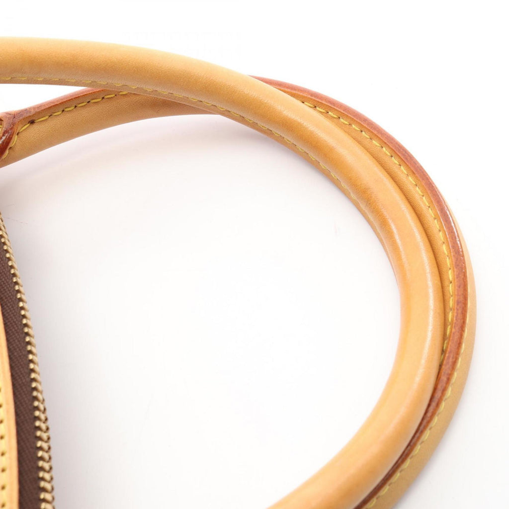 Louis Vuitton Brown Coated Canvas Leather Handbag