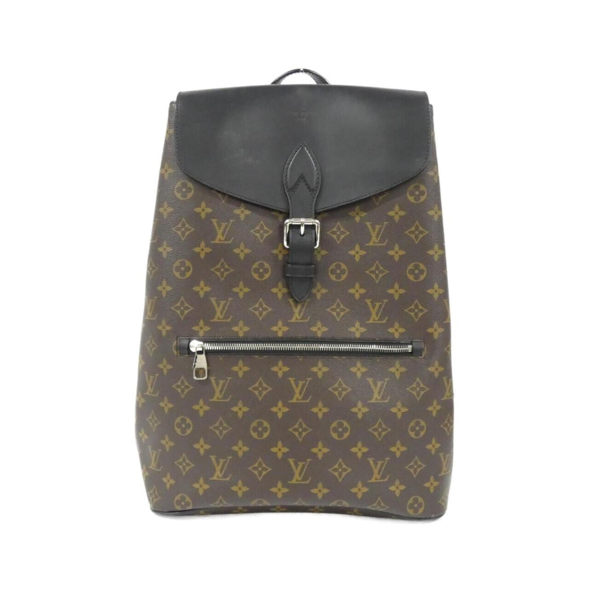 Louis Vuitton Brown Coated Canvas Backpack