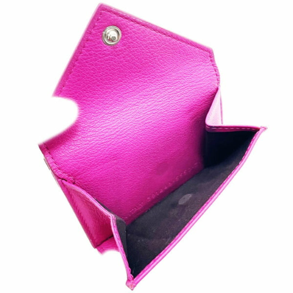 Balenciaga Pink Leather Wallet (Tri-Fold)