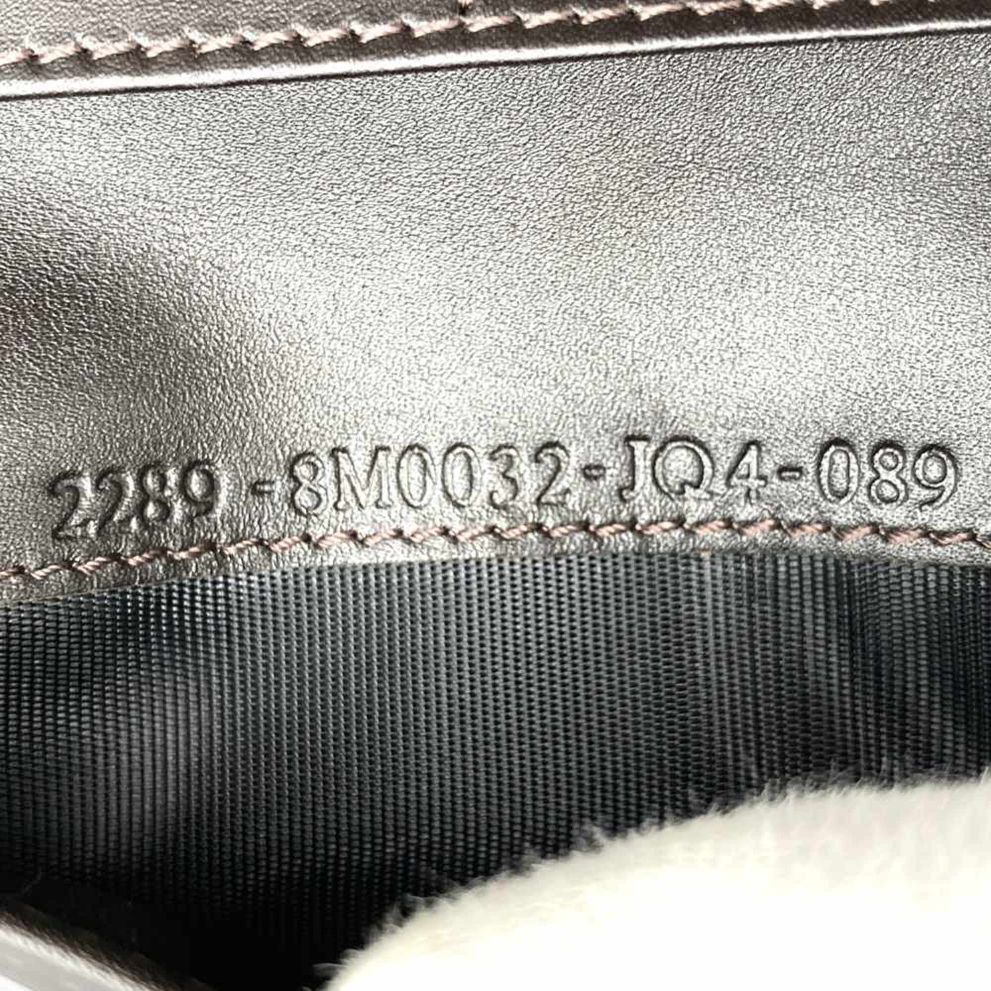 Fendi Zucchino Brown Canvas Long Wallet (Bi-Fold)