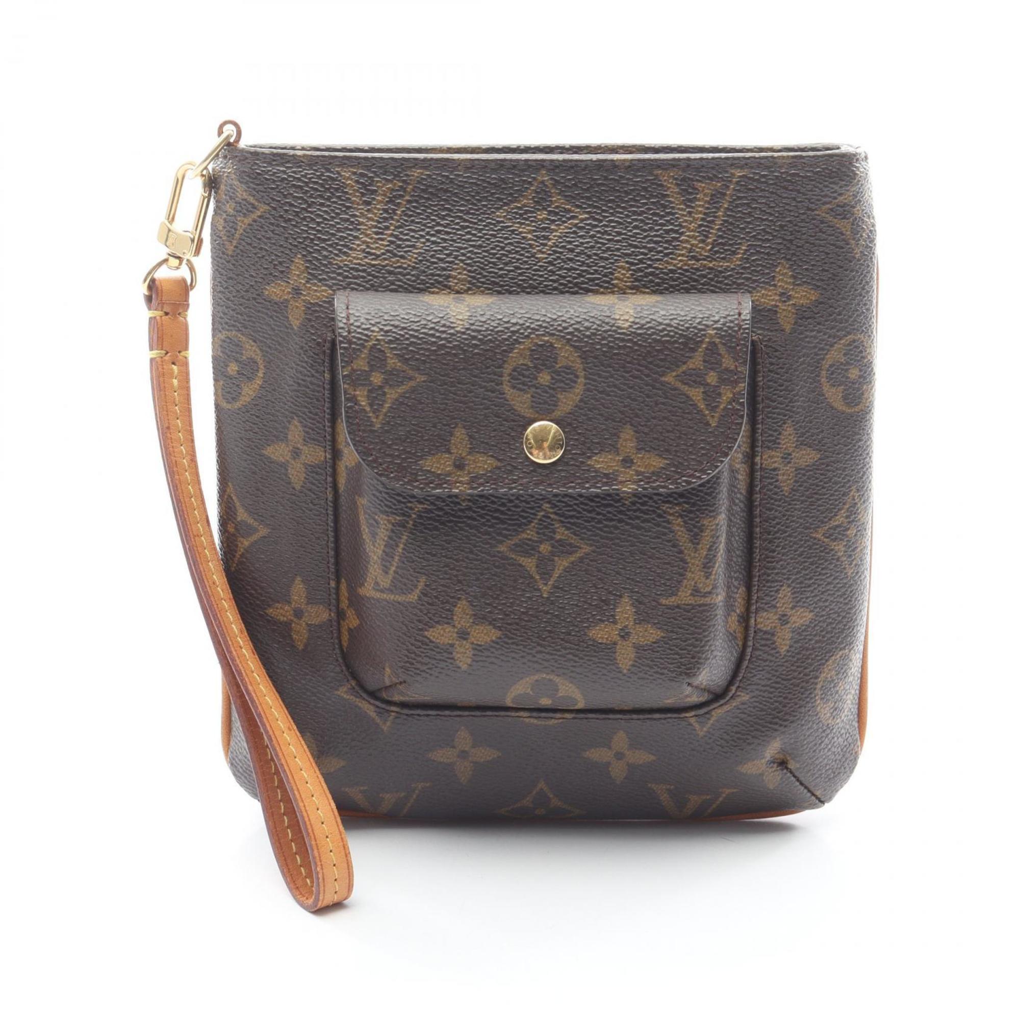 Louis Vuitton Brown Monogram Monogram Pochette Pouch