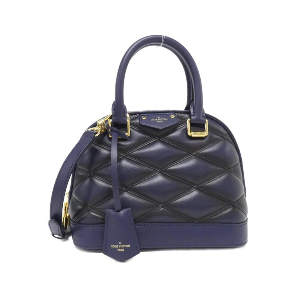 Louis Vuitton Navy Leather Handbag