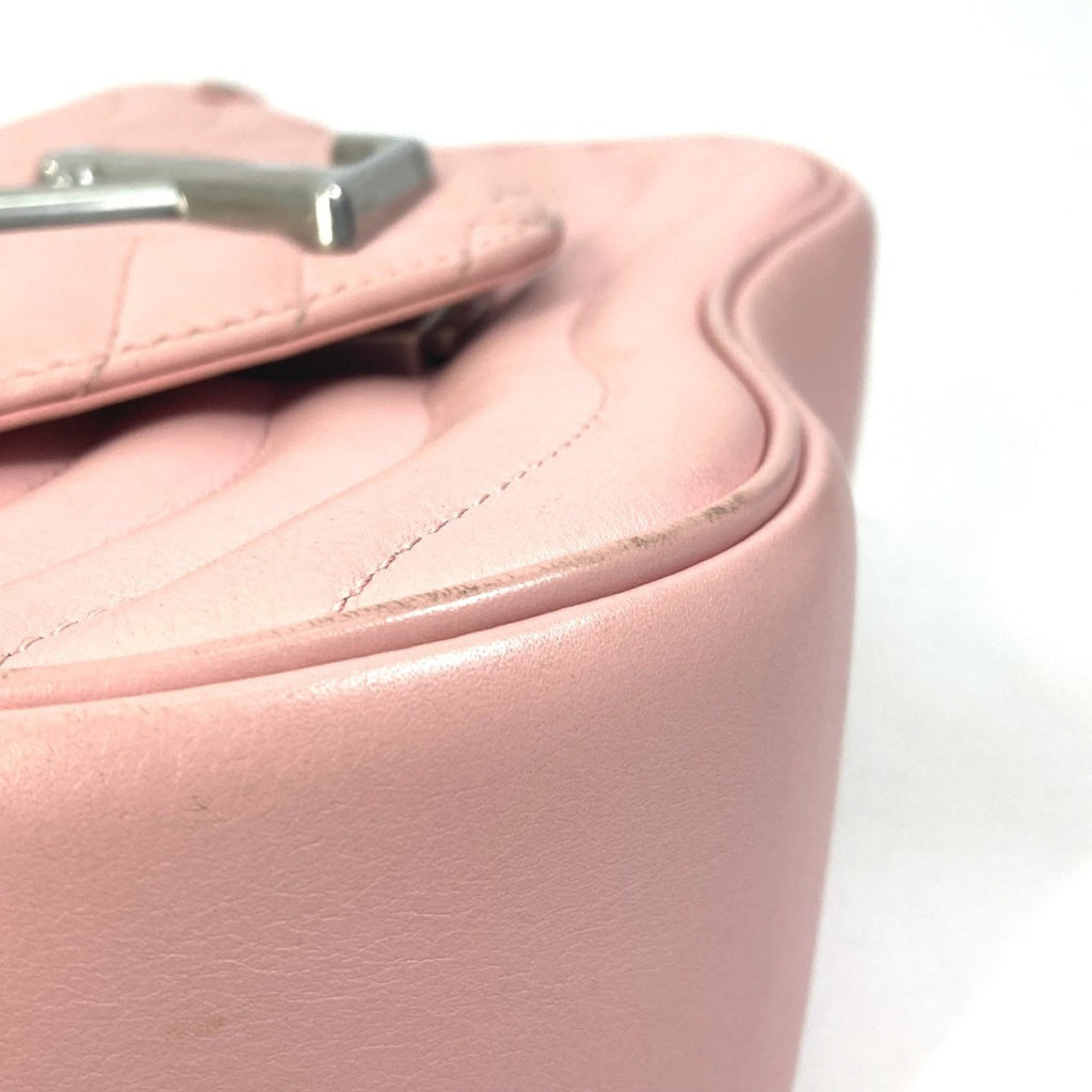 Louis Vuitton Pink Leather Handbag Shoulder Bag