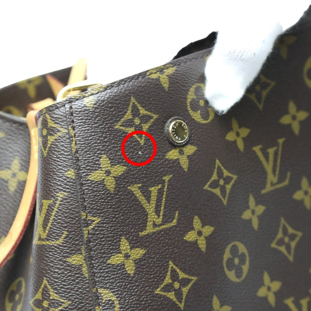 Louis Vuitton Brown Monogram Canvas Handbag Shoulder Bag