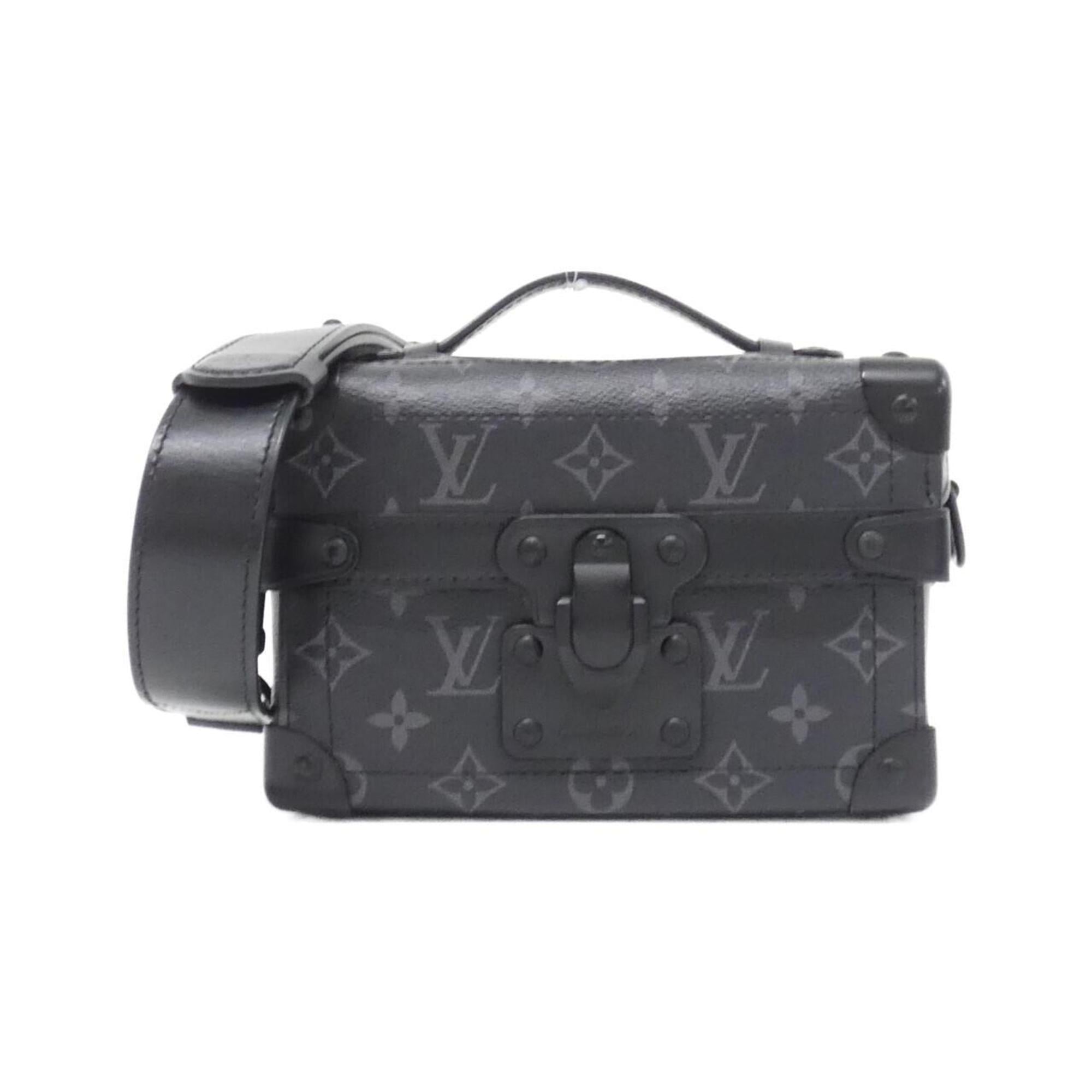 Louis Vuitton Black Coated Canvas Shoulder Bag