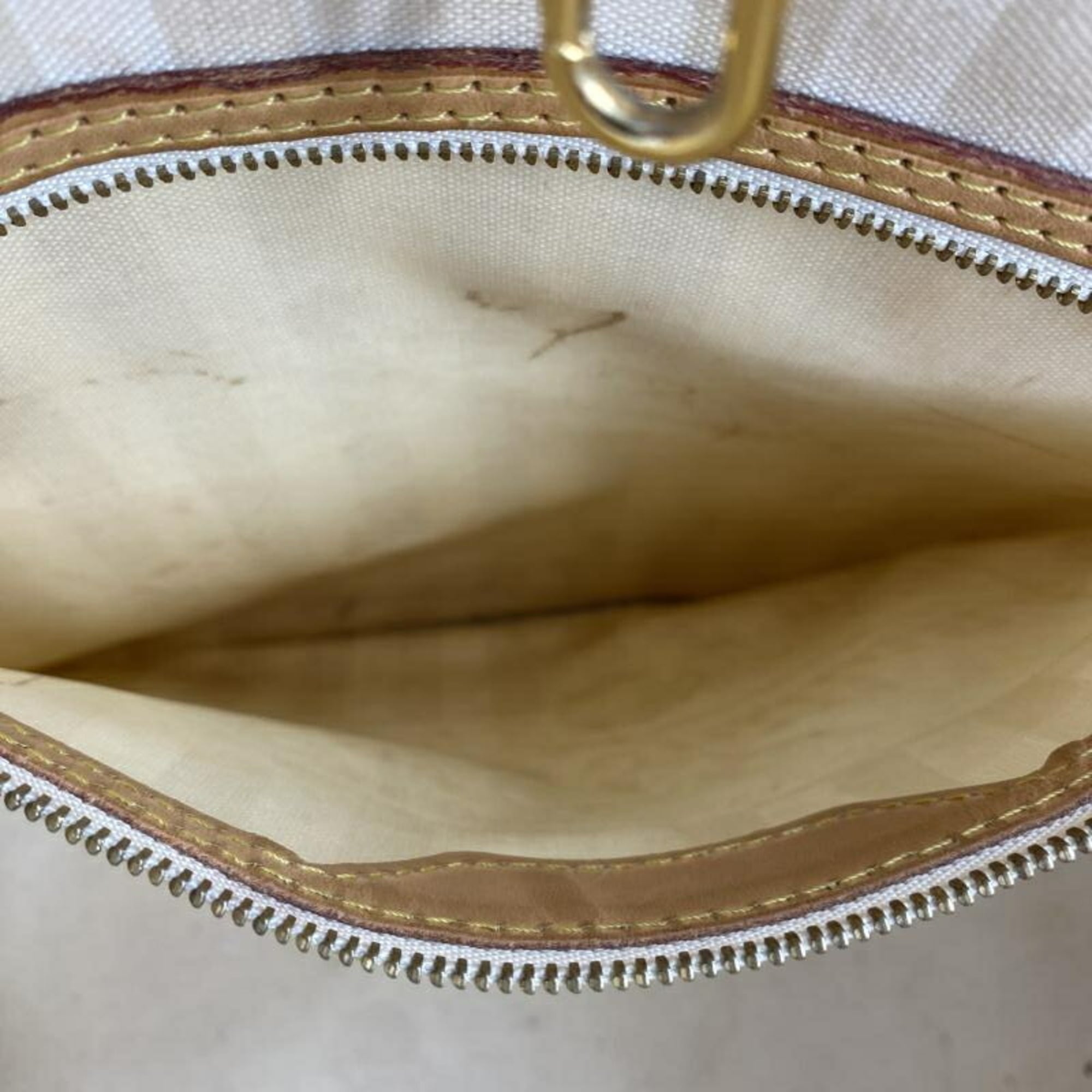 Louis Vuitton Beige Brown Monogram Rayures Tote Bag
