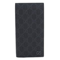 Gucci Black Pvc Long Wallet (Bi-Fold) (Pre-Owned)