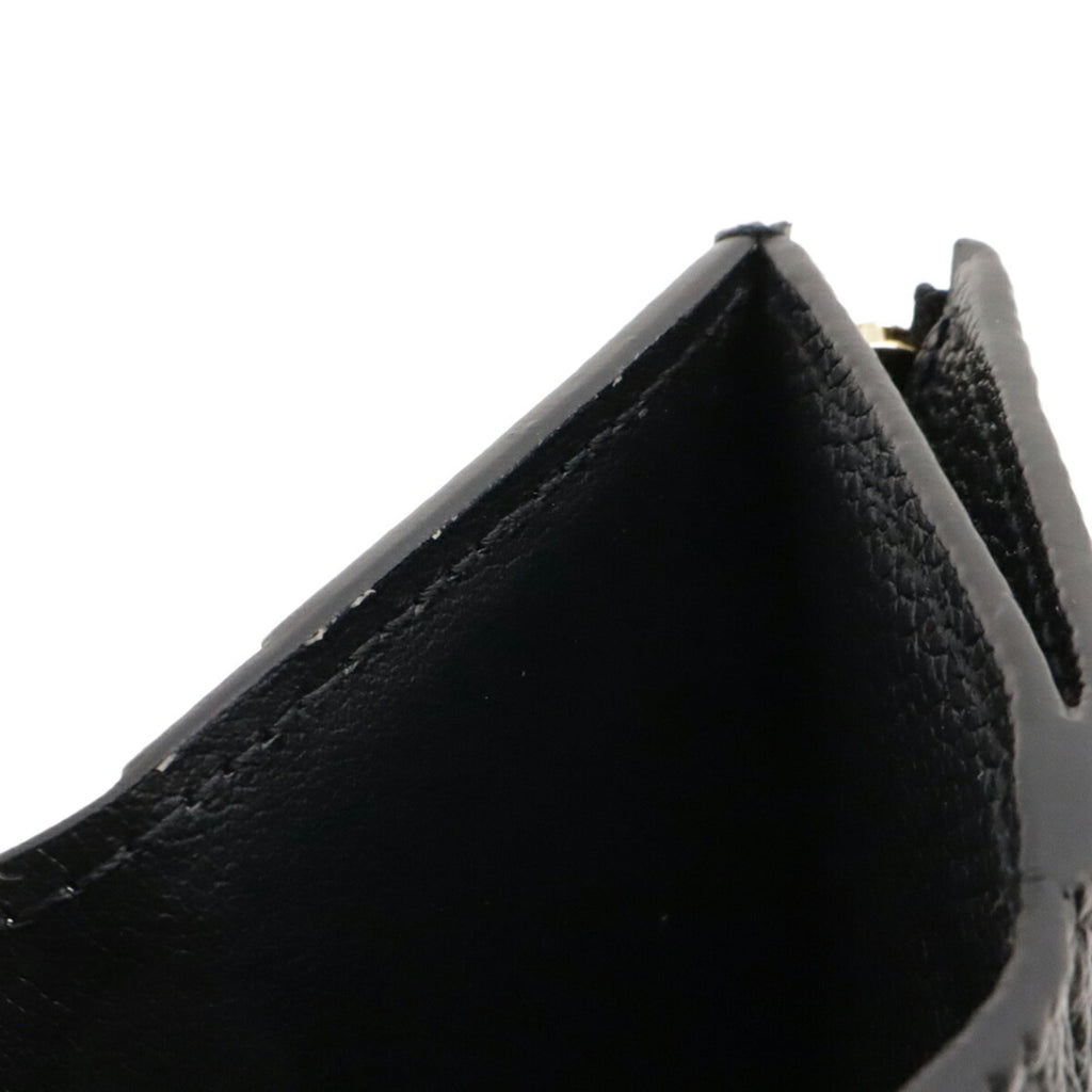 Louis Vuitton Black Noir Monogram Empreinte Leather Wallet (Tri-Fold)