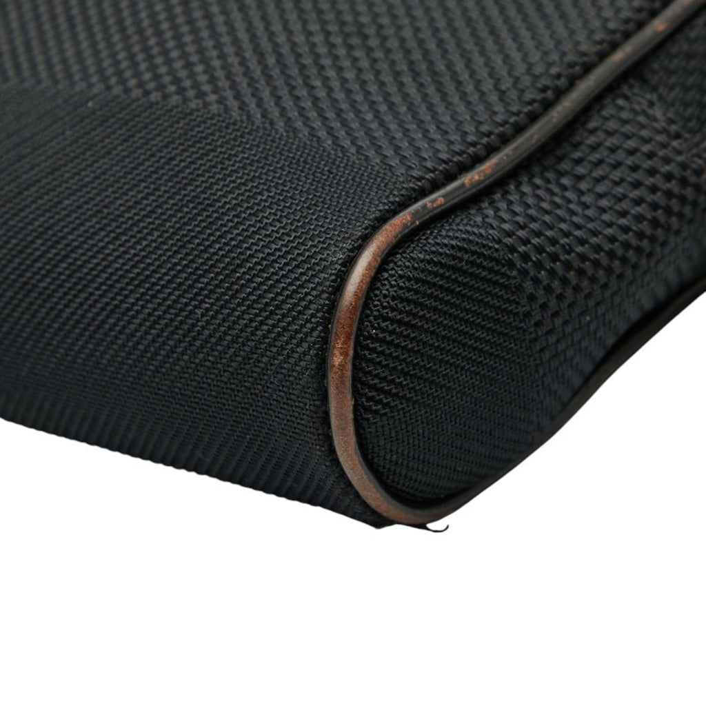 Louis Vuitton Black Noir Canvas Leather Sling Bag