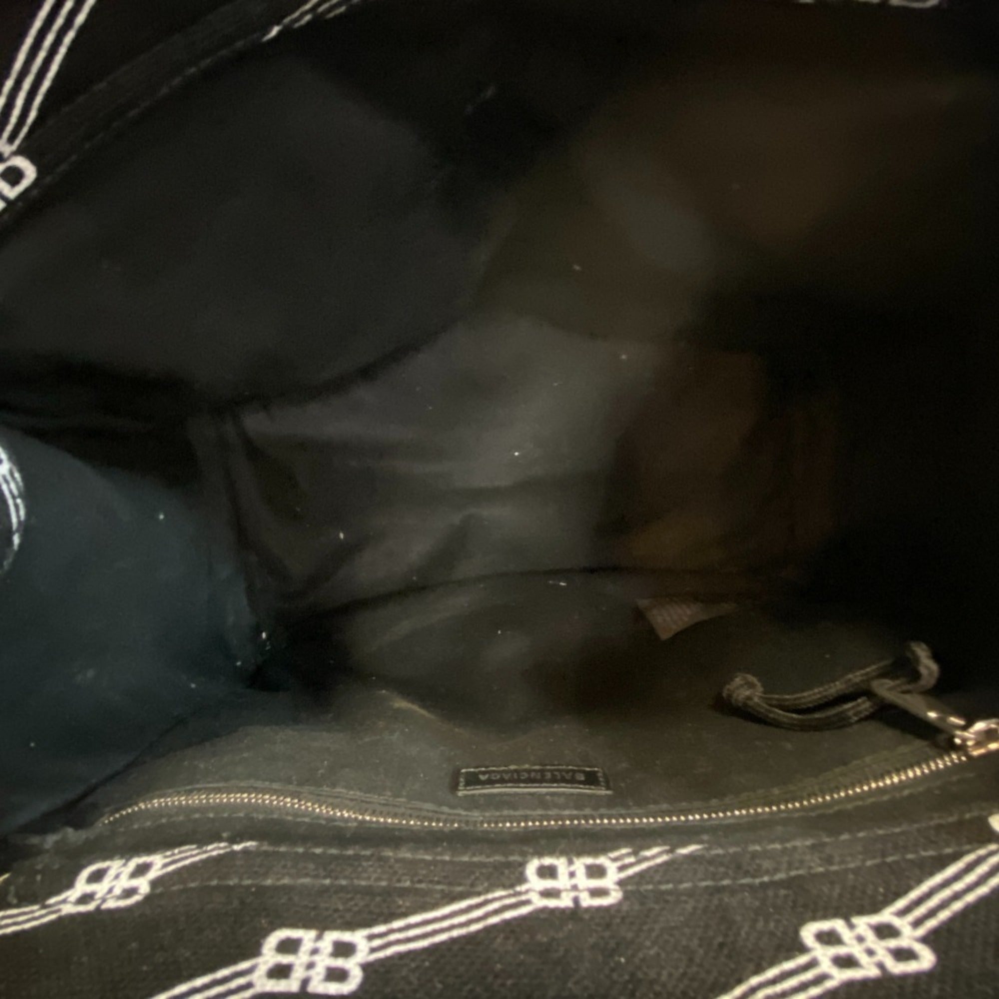 Balenciaga Black Canvas Hand