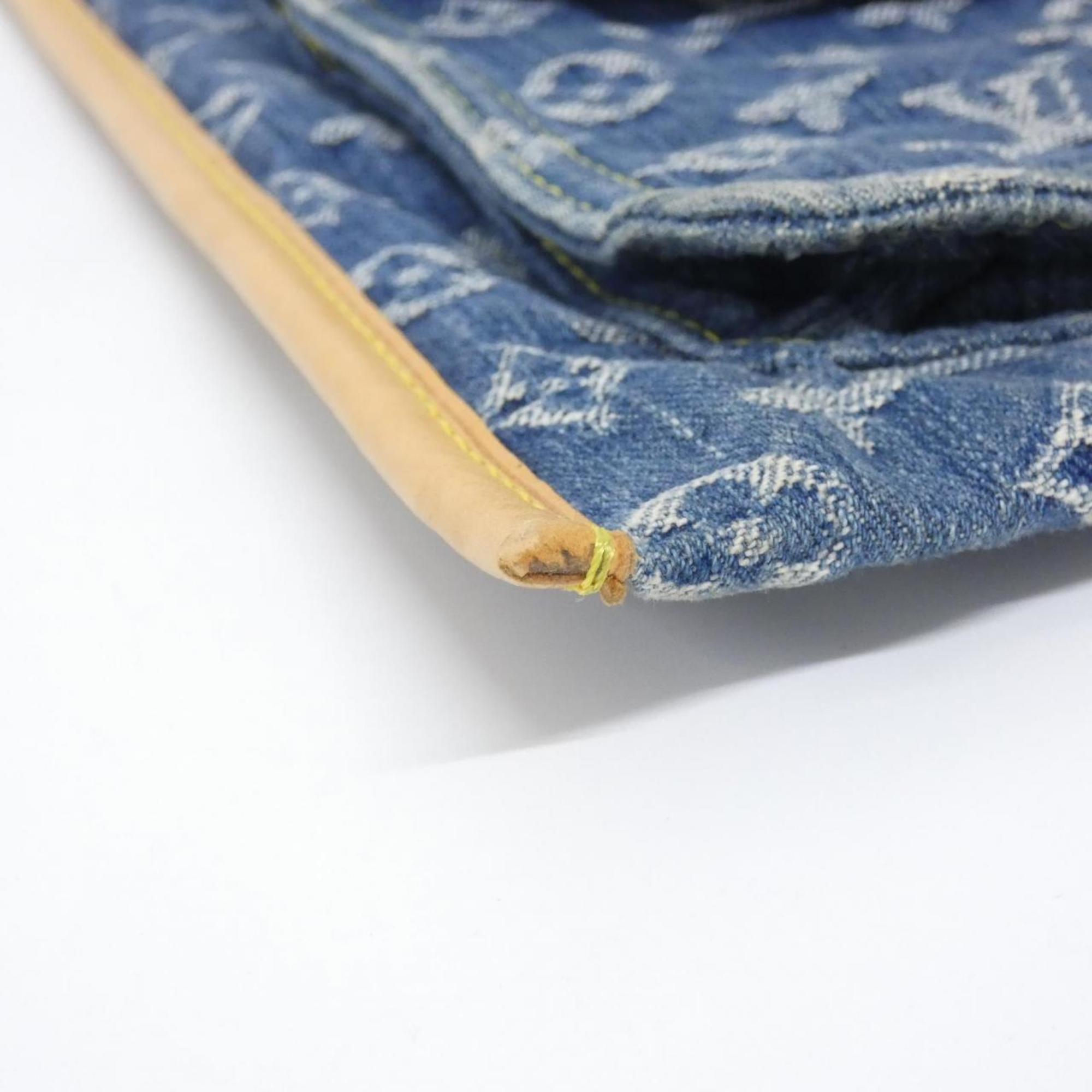 Louis Vuitton Blue Denim Handbag