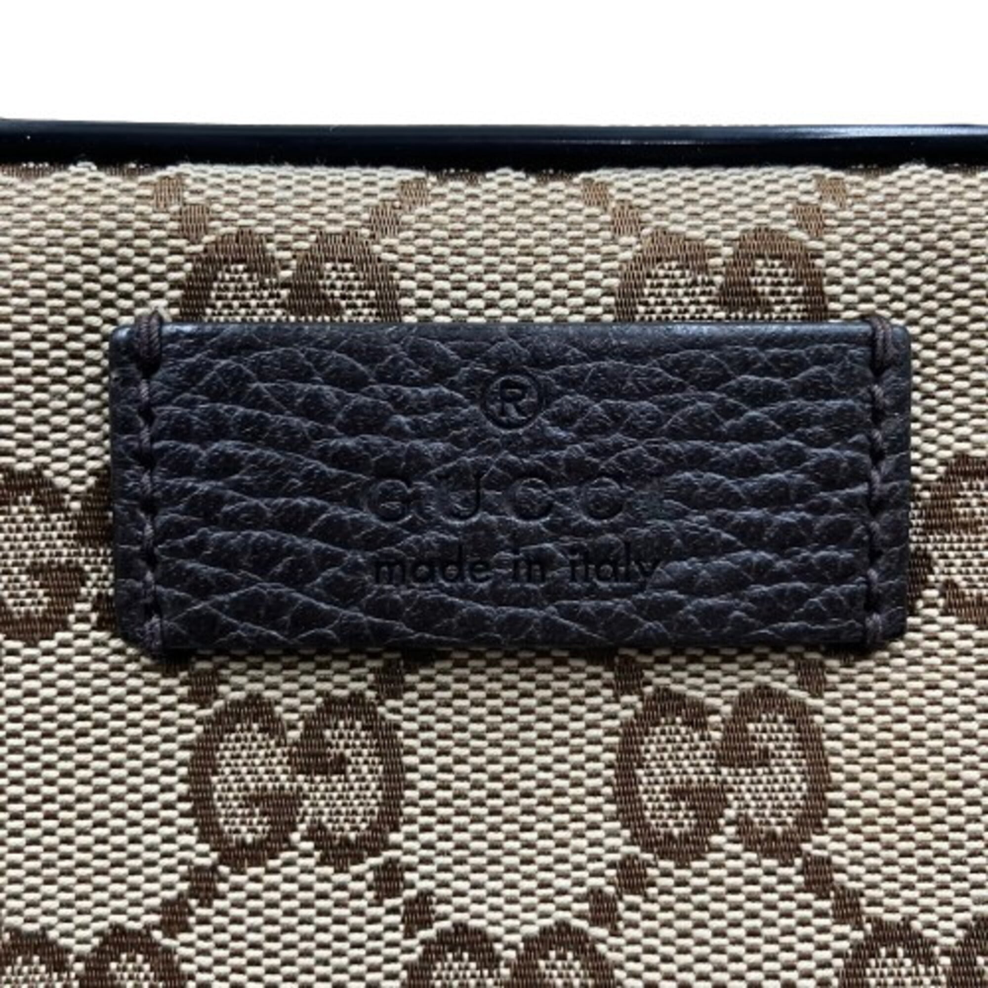 Gucci Gg Canvas Brown Gg Canvas Sling Bag (Pre-Owned)