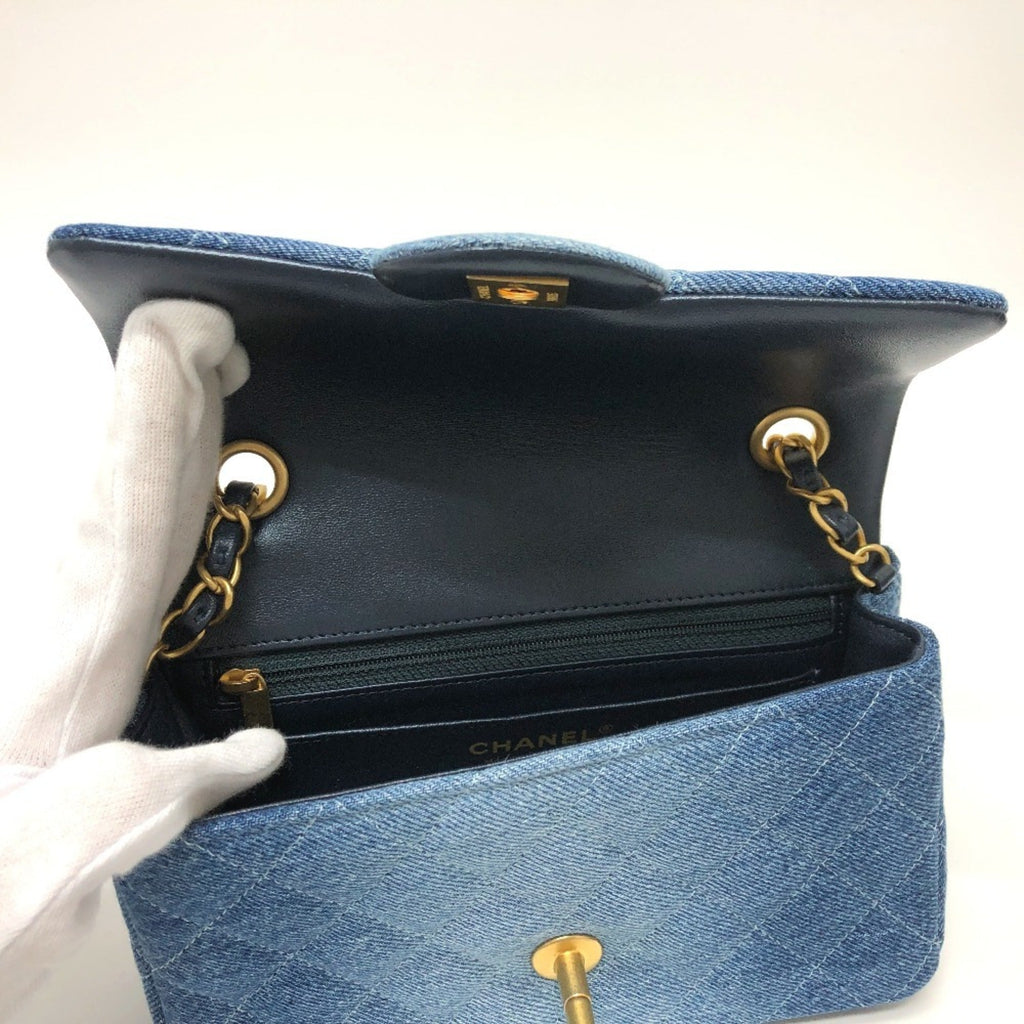 Chanel Matelasse Blue Denim Shoulder Bag