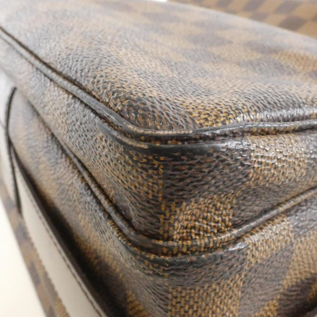 Louis Vuitton Brown Coated Canvas Shoulder Bag