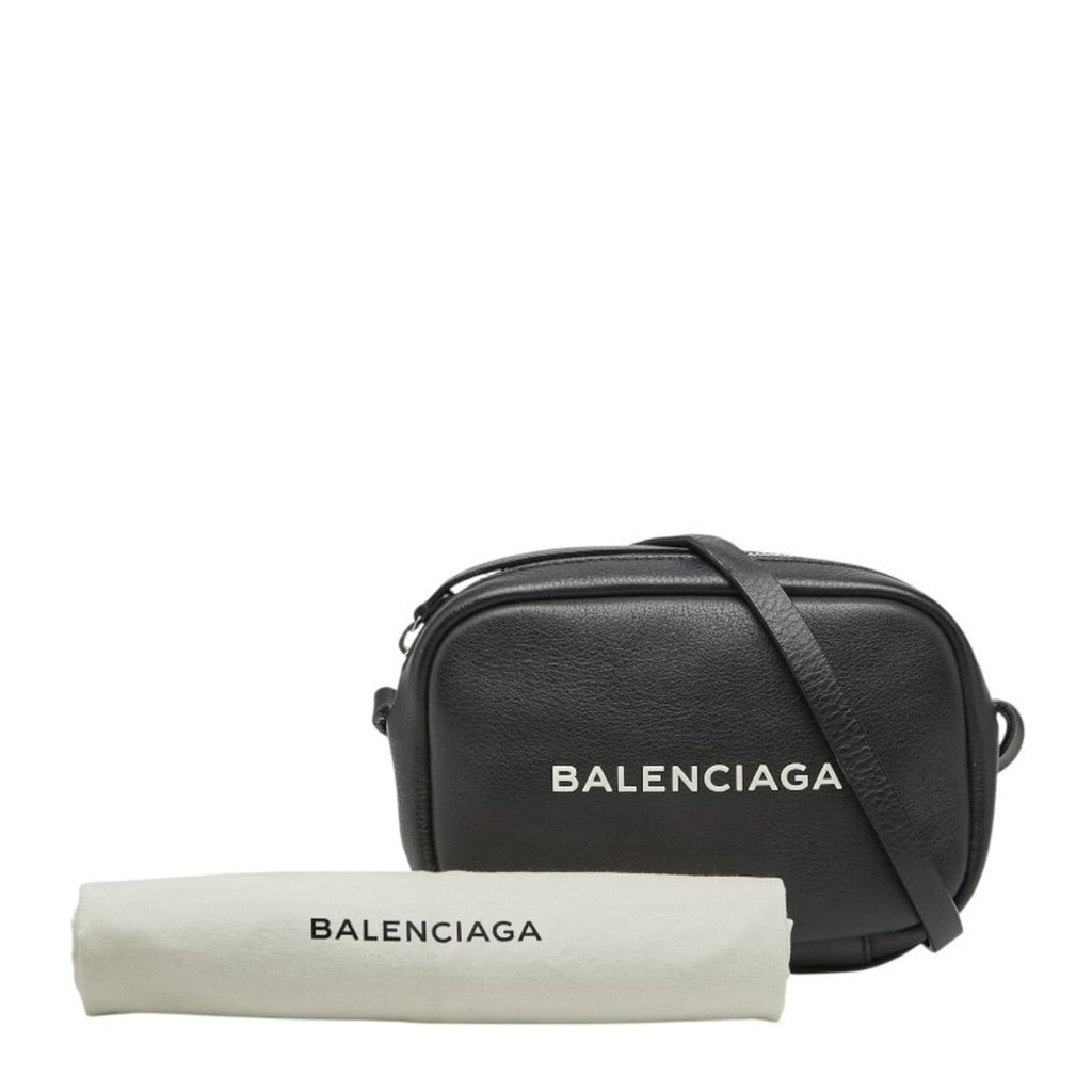 Balenciaga Black Leather Shoulder