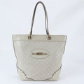 Gucci Guccissima White Leather Handbag (Pre-Owned)
