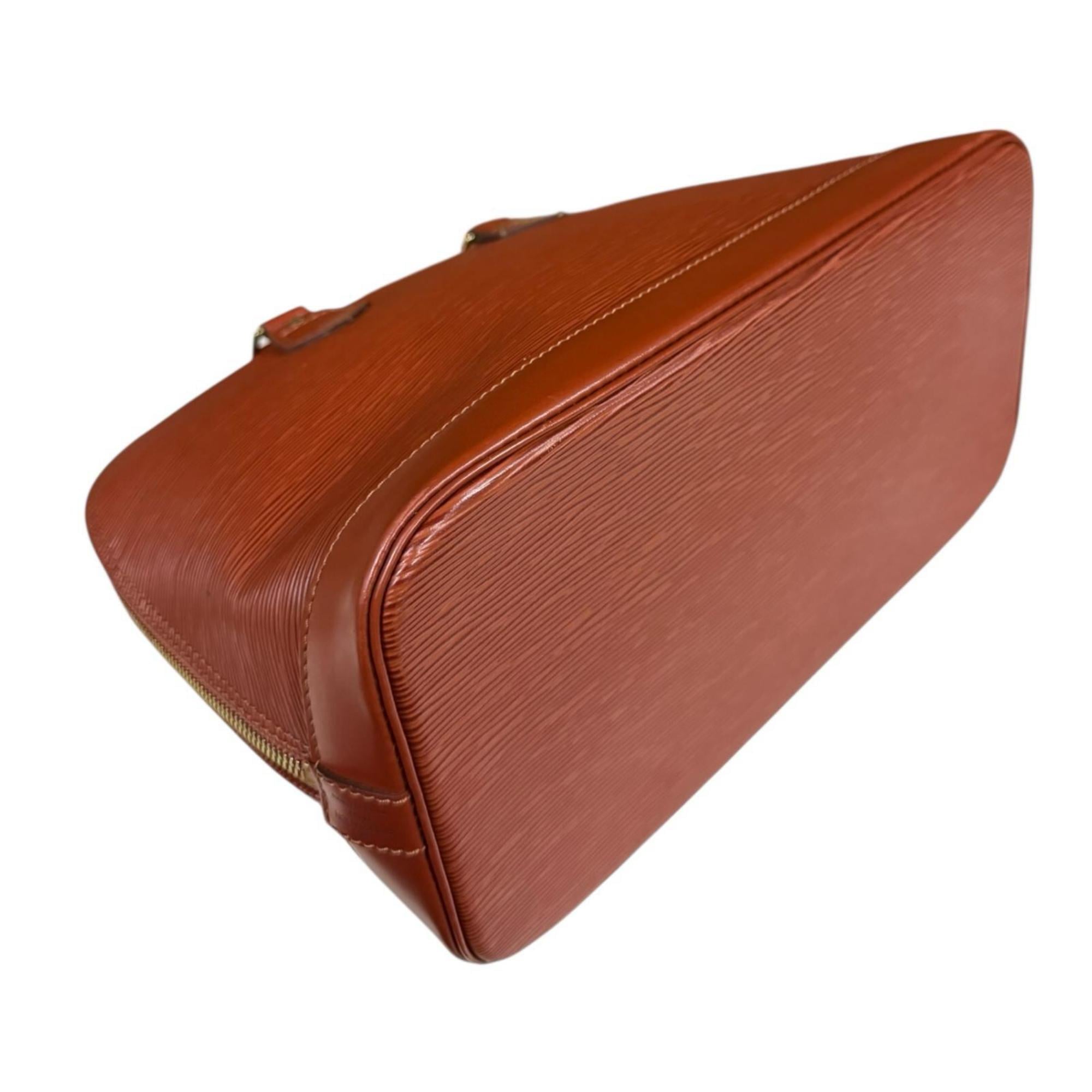 Louis Vuitton Brown Kenyan Brown Epi Leather Handbag