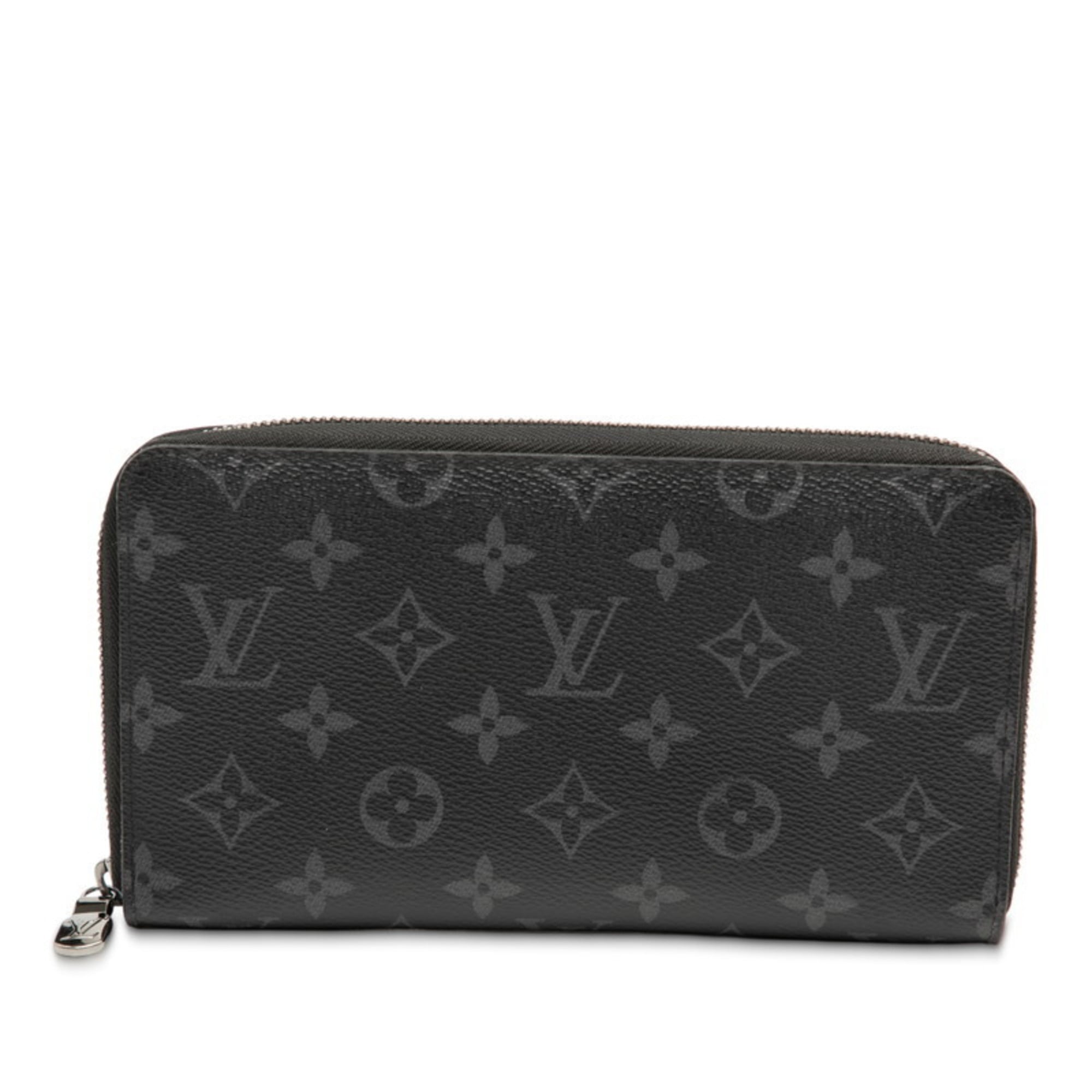Louis Vuitton Black Pvc Leather Long Wallet