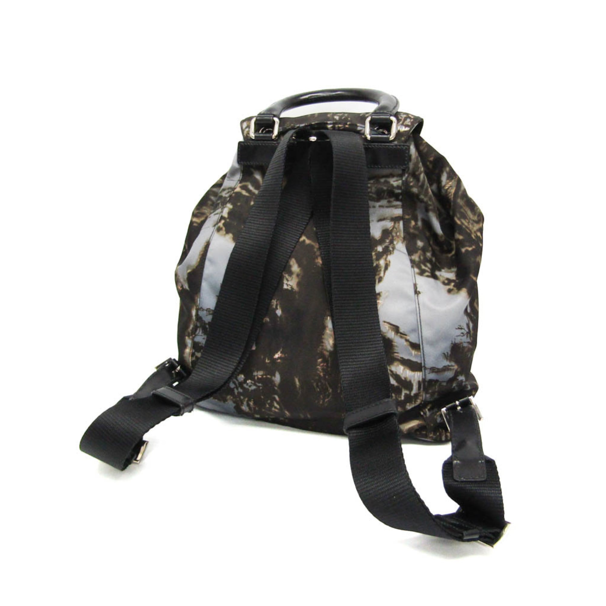 Prada Camouflage Backpack Tessuto Multicolour Nylon Backpack Bag