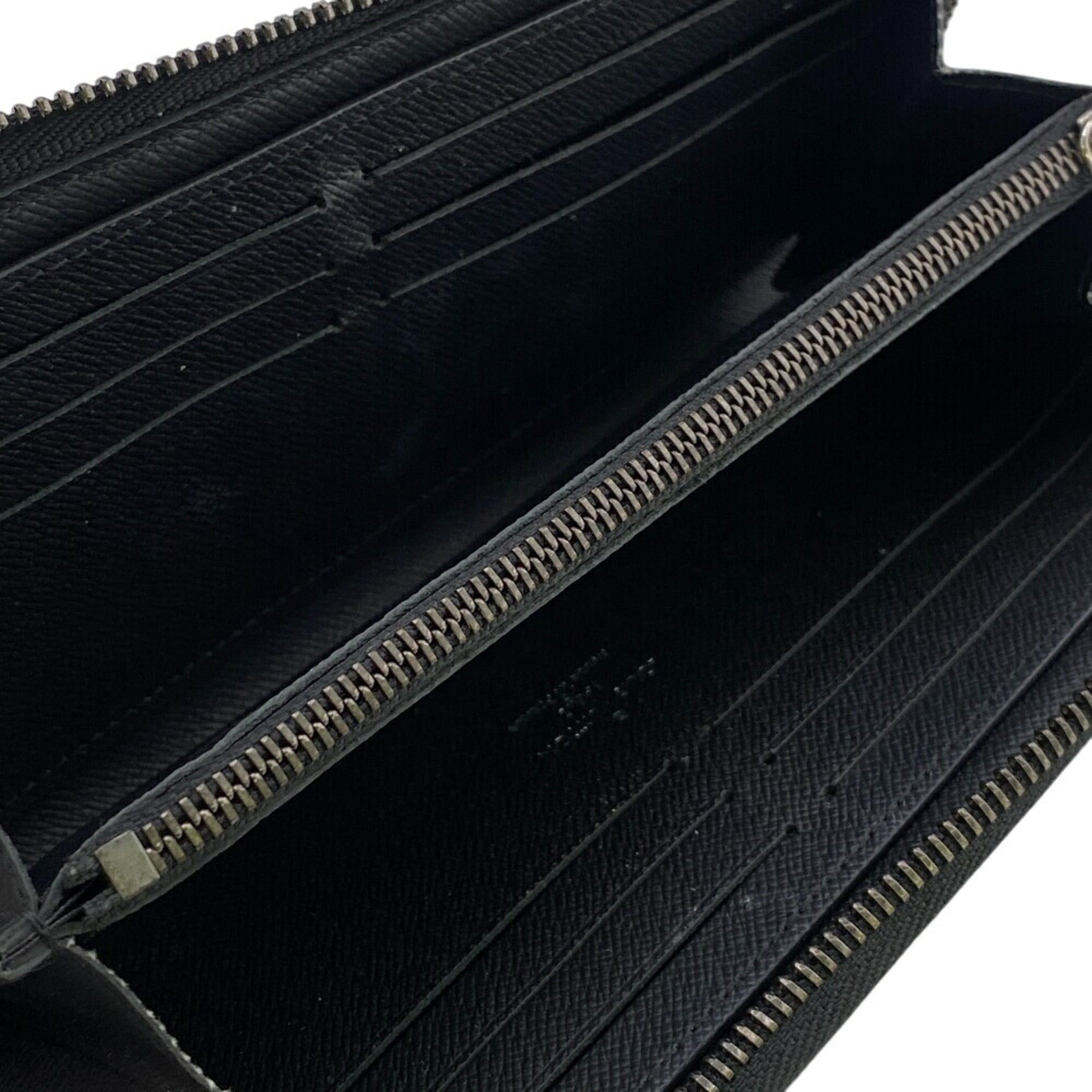 Louis Vuitton Black Leather Long Wallet