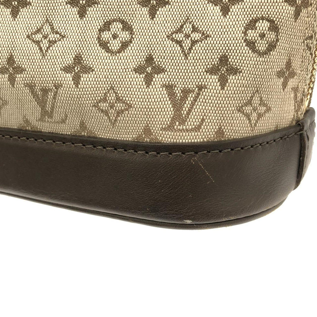 Louis Vuitton Khaki Canvas Handbag