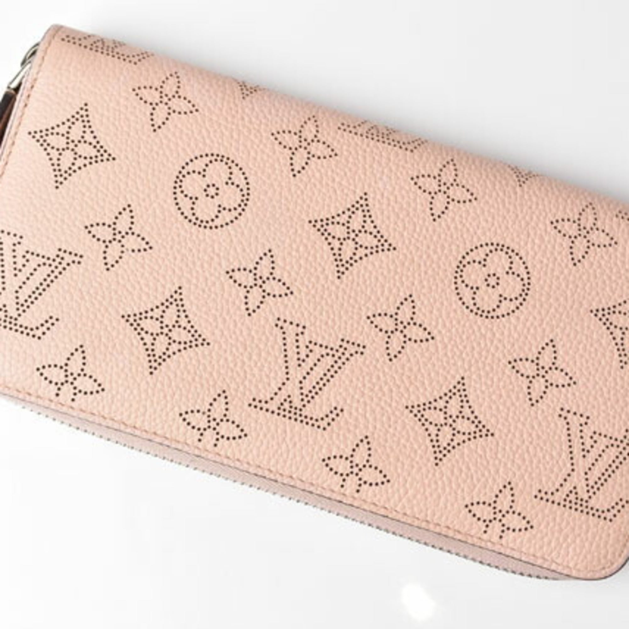 Louis Vuitton Magnolia Pink Leather Long Wallet