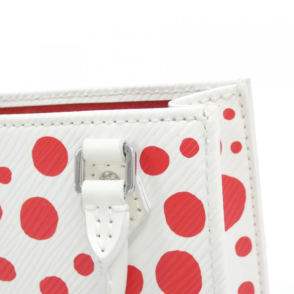 Louis Vuitton Epi Blanc Rouge Leather Handbag